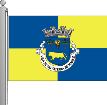 Bandeira do município de Salvaterra de Magos