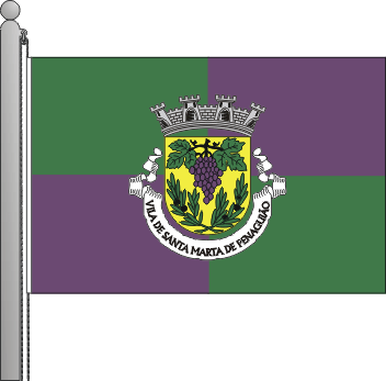 Bandeira do município de Santa Marta de Penaguião
