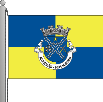 Bandeira da freguesia de Algueiro - Mem Martins