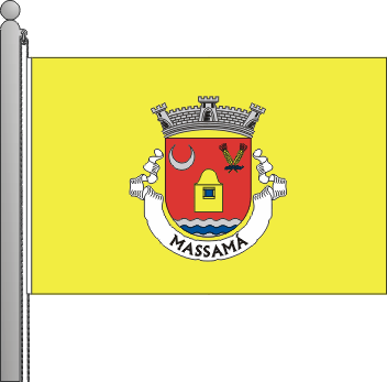 Bandeira da freguesia de Massam