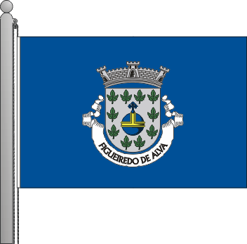 Bandeira da freguesia de Figueiredo de Alva