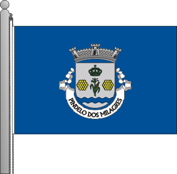 Bandeira da freguesia de Pindelo dos Milagres