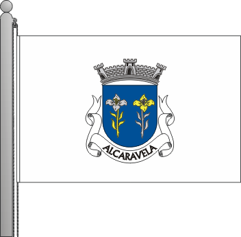Bandeira da freguesia de Alcaravela