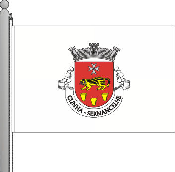 Bandeira da freguesia de Cunha