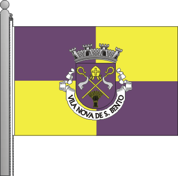 Bandeira da freguesia de Vila Nova de So Bento