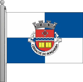 Bandeira da freguesia de Cernache do Bonjardim