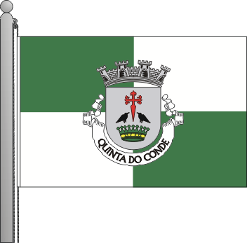 Bandeira da freguesia da Quinta do Conde