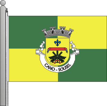 Bandeira da freguesia de Cano