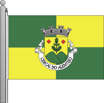 Bandeira da freguesia de Cercal do Alentejo