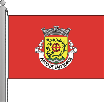 Bandeira da freguesia de Arco de So Jorge