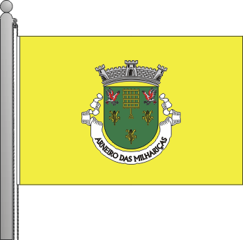 Bandeira da freguesia de Arneiro das Milharias