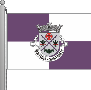 Bandeira da freguesia de Romeira