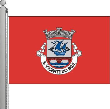 Bandeira da freguesia de So Vicente do Paul
