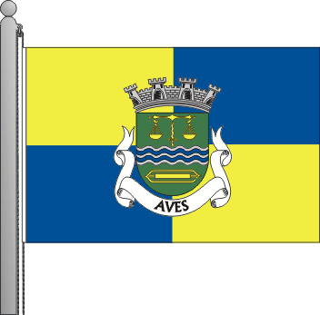 Bandeira da freguesia de Vila de Aves