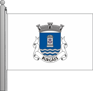Bandeira da freguesia de Burgães