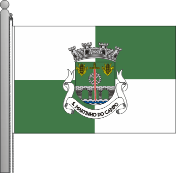 Bandeira da freguesia de São Martinho do Campo