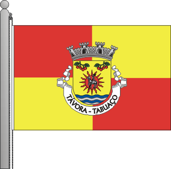 Bandeira da freguesia de Tvora