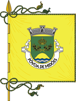 Estandarte da freguesia de Pvoa de Mides