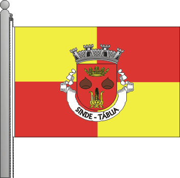 Bandeira da freguesia de Sinde
