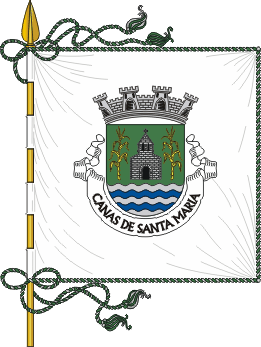 Estandarte da freguesia de Canas de Santa Maria