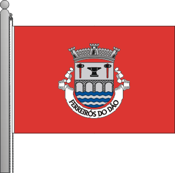 Bandeira da freguesia de Ferreirs do Do