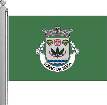 Bandeira da freguesia de Lobo da Beira