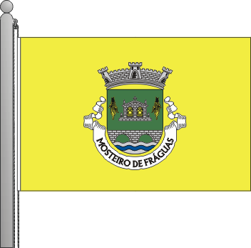 Bandeira da freguesia de Mosteiro de Frguas