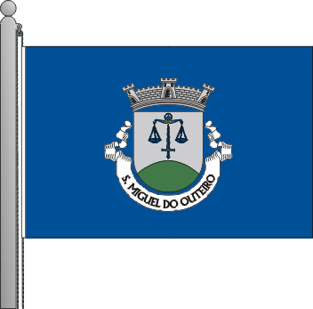 Bandeira da freguesia de So Miguel do Outeiro