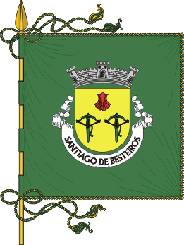 Estandarte da freguesia de Santiago de Besteiros