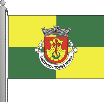 Bandeira da freguesia de Santiago