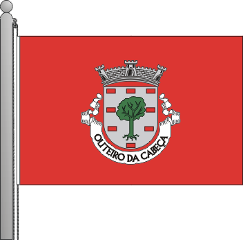 Bandeira da freguesia de Outeiro da Cabea