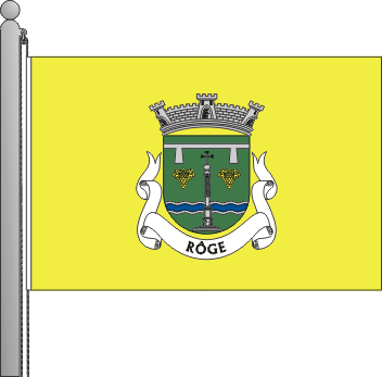 Bandeira da freguesia de Rge
