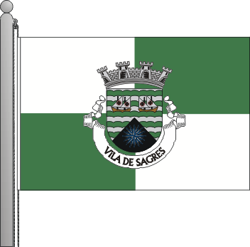 Bandeira da freguesia de Sagres