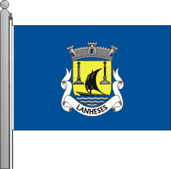 Bandeira da freguesia de Lanheses