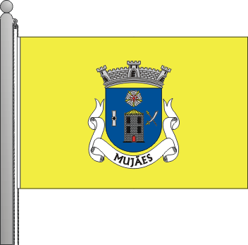 Bandeira da freguesia de Mujes