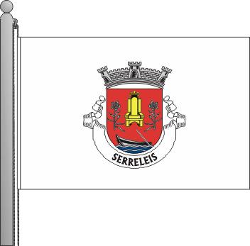 Bandeira da freguesia de Serreleis