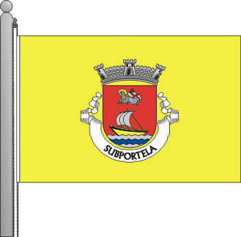 Bandeira da freguesia de Subportela