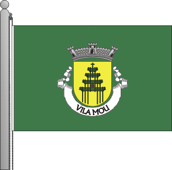 Bandeira da freguesia de Vila Mou