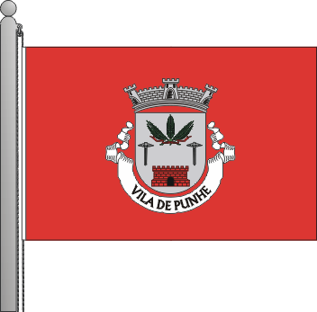 Bandeira da freguesia de Vila de Punhe