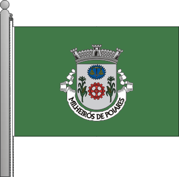 Bandeira da freguesia de Milheirs de Poiares