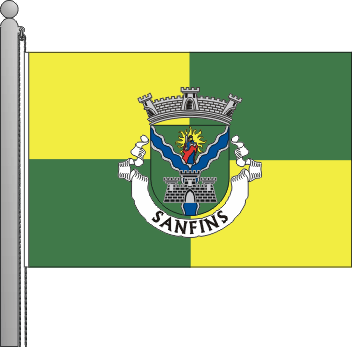 Bandeira da freguesia de Sanfins