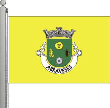 Bandeira da freguesia de Abraveses