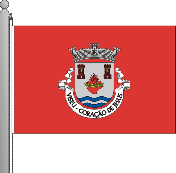 Bandeira da freguesia de Corao de Jesus