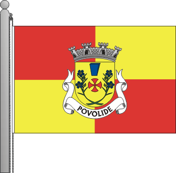 Bandeira da freguesia de Povolide