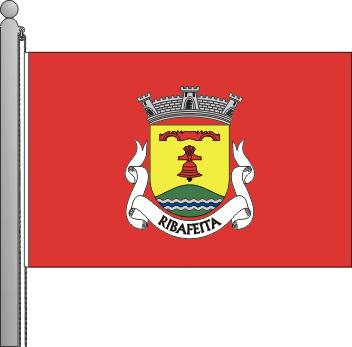 Bandeira da freguesia de Ribafeita