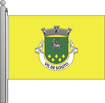 Bandeira da freguesia de Vil de Souto