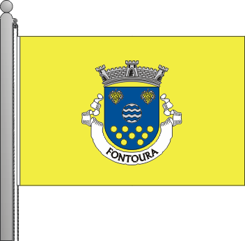 Bandeira da freguesia de Fontoura