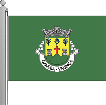 Bandeira da freguesia de Gandra