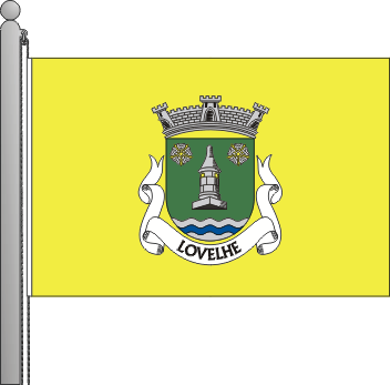 Bandeira da freguesia de Lovelhe