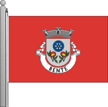 Bandeira da freguesia de Bente